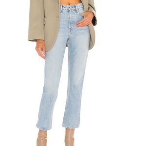 Grlfrnd Karolina High Rise Straight Crop